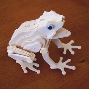 Frosch LaserCut Vorlage - 3D Modell Laser Cut Vorlage