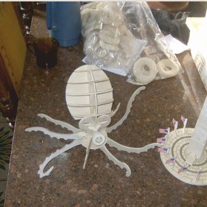 Oktopus Krake 3D Modell Laser Cut Vorlage