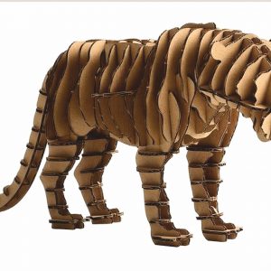 Tiger LaserCut Vorlage - 3D Modell Laser Cut Vorlage