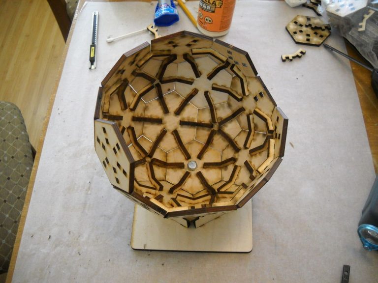 Laser Modell Fußball Modell LaserCut Vorlage