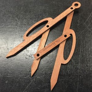 Goldener Zirkel LaserCut Vorlage - Fibonacci Goldener Schnitt 3D Modell Laser Cut Vorlage