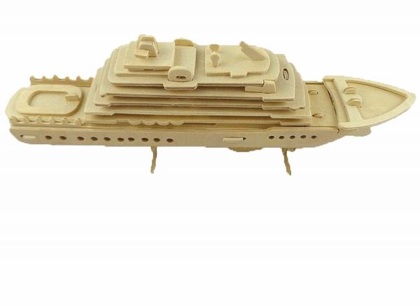 Kreuzfahrtschiff Modellschiff Laser Vorlage - Yacht 3D Modell Laser Cut Vorlage 6