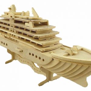 Kreuzfahrtschiff Modellschiff Laser Vorlage - Yacht 3D Modell Laser Cut Vorlage